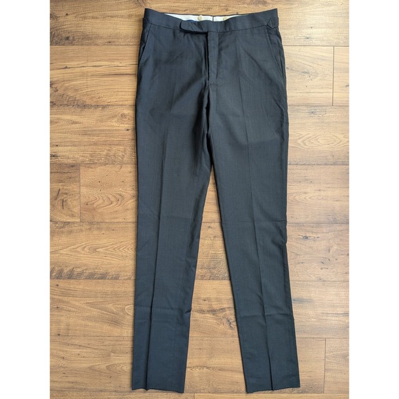 NWT Polo Ralph Lauren Men Charcoal Wool Suit Blazer 44R Pants 34W Unemmed - Picture 15 of 16